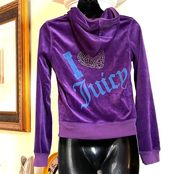 Juicy Couture Velour Purple Tracksuit 🌸 Y2K New NEW! - Picture 7 of 11